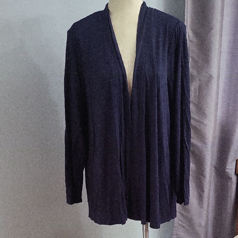 Michel Studio Deep Blue Women's Cardigan
